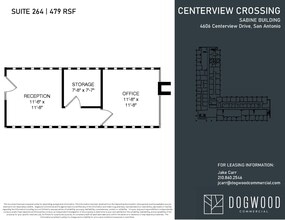 4538 Centerview Dr, San Antonio, TX à louer Plan d’étage– Image 1 sur 1