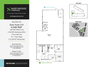 8601 Dunwoody Pl, Sandy Springs, GA à louer Plan d’étage– Image 1 sur 1