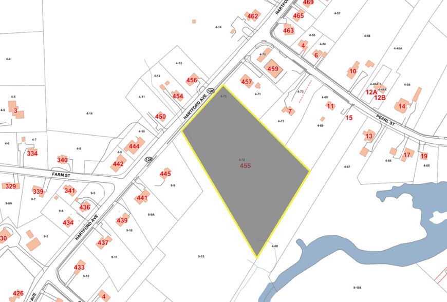 455 Hartford Ave, Bellingham, MA à vendre - Plan cadastral – Image 2 sur 9