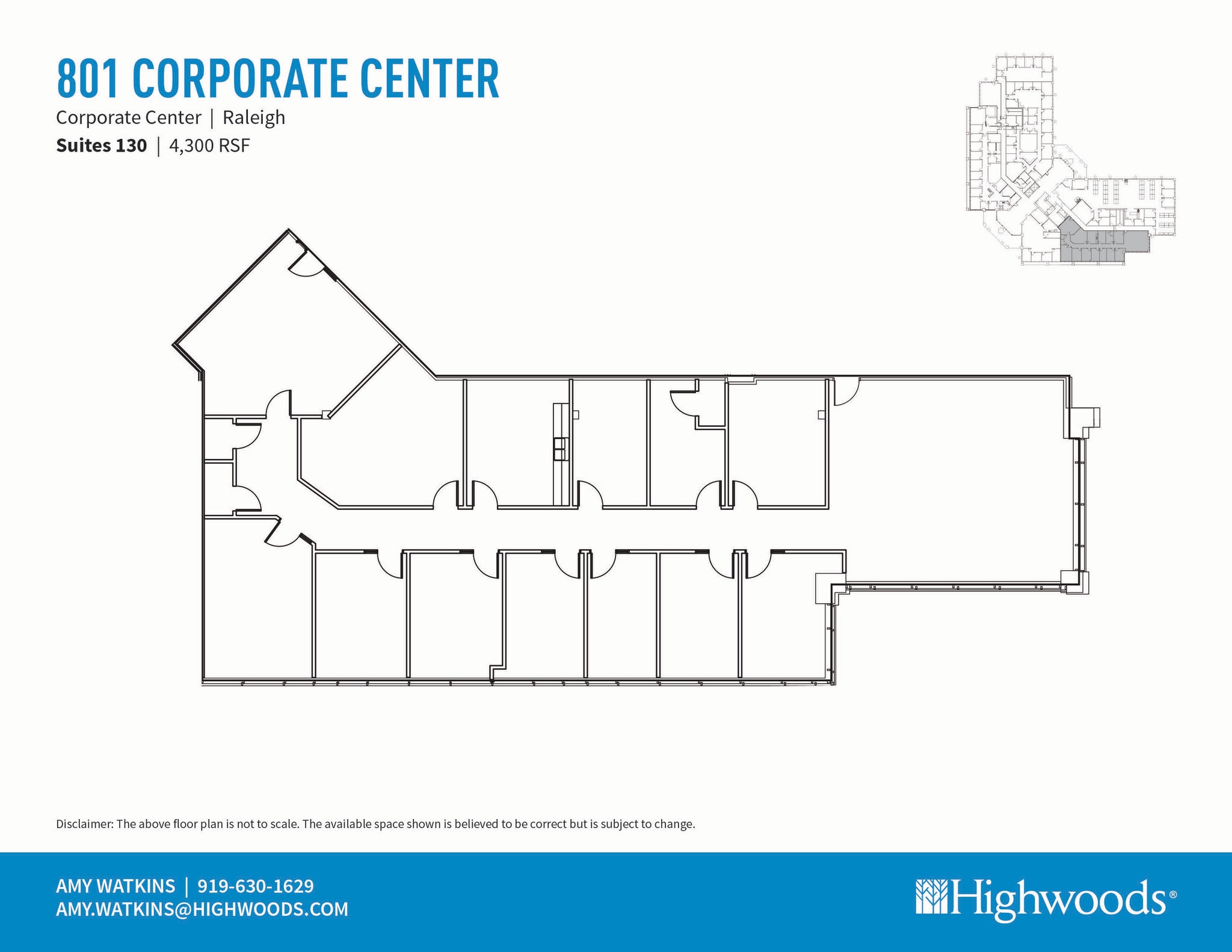 701 Corporate Center Dr, Raleigh, NC à louer Plan d’étage– Image 1 sur 1