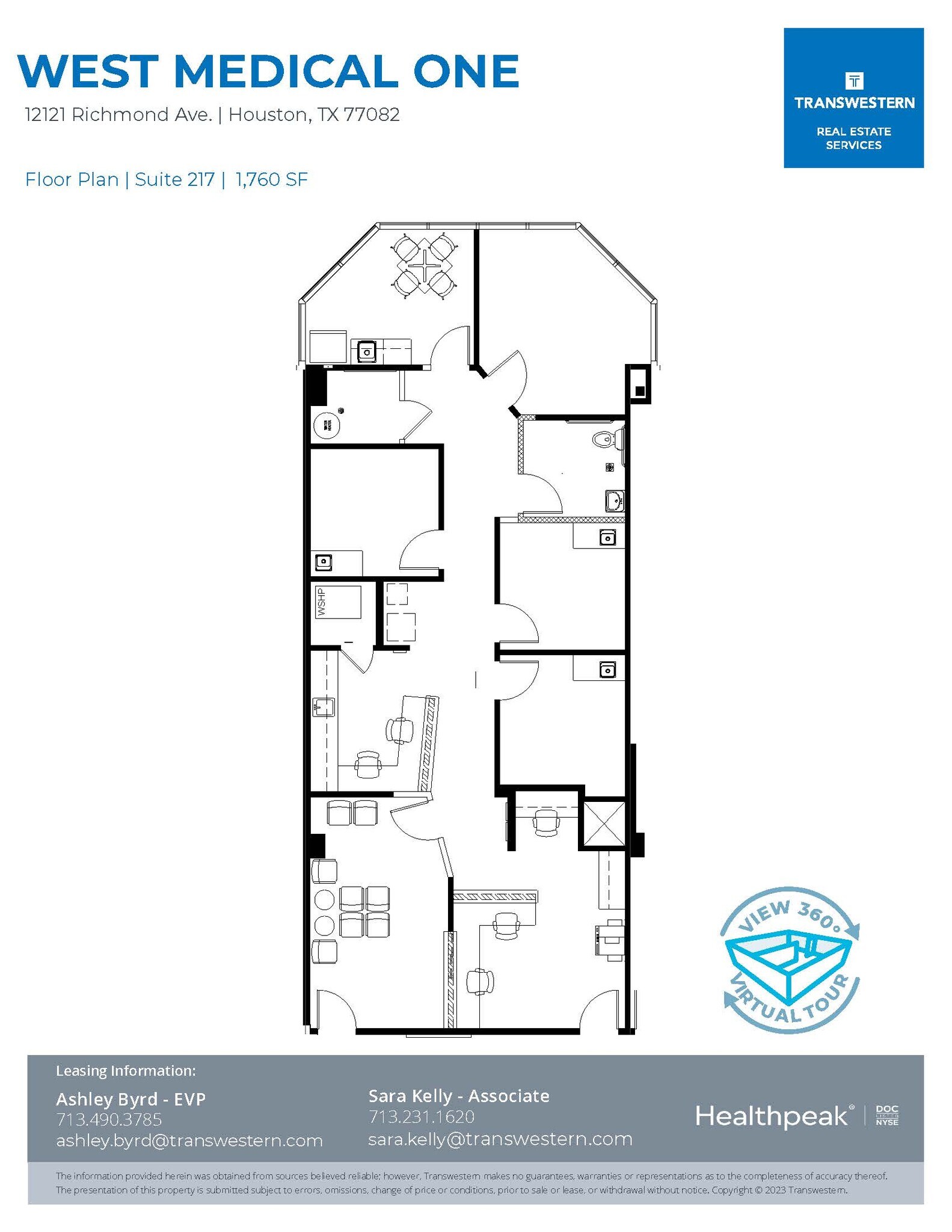 12121 Richmond Ave, Houston, TX à louer Plan d’étage– Image 1 sur 1