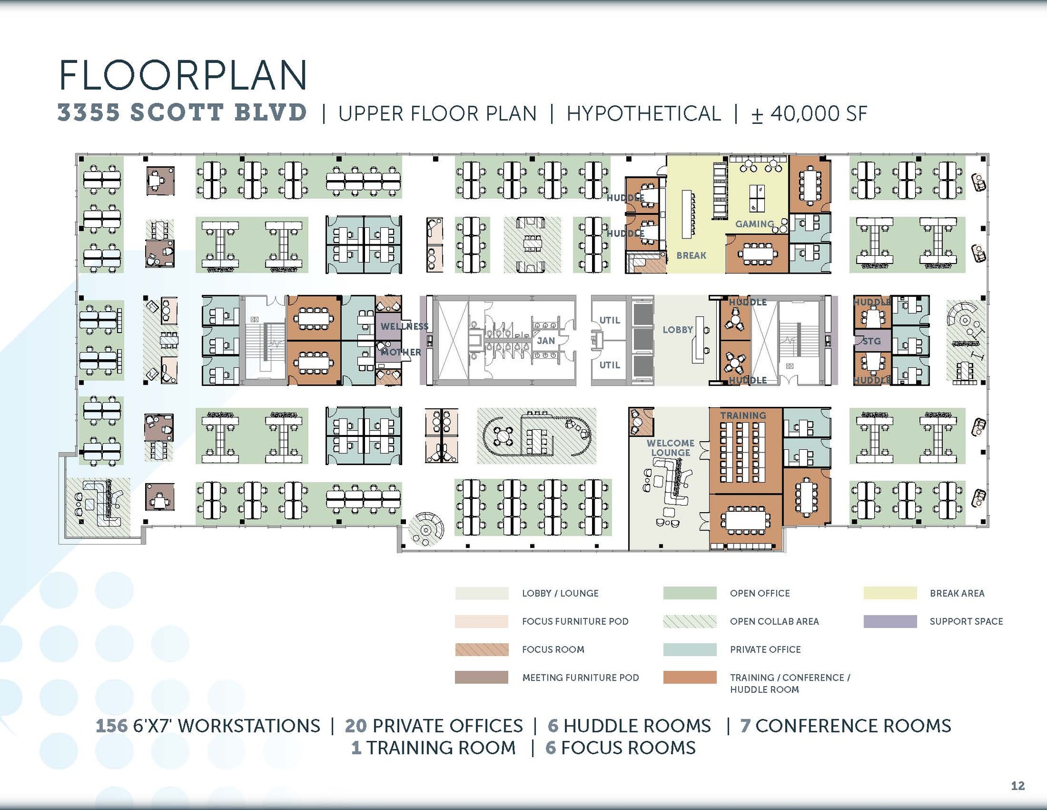 3325 Scott Blvd, Santa Clara, CA à louer Plan d’étage– Image 1 sur 1
