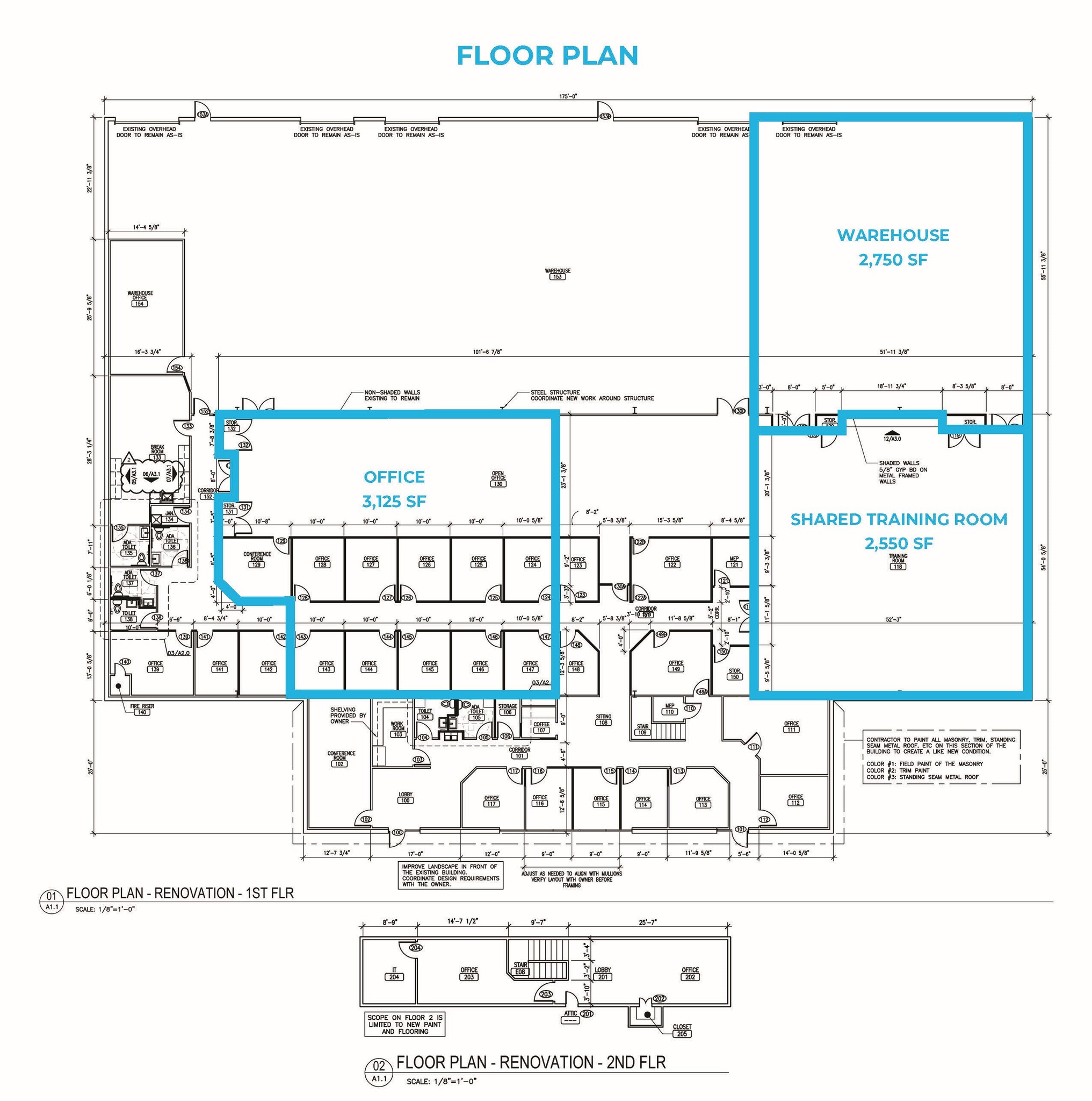 7400 Whitehall St, Richland Hills, TX à louer Plan d’étage– Image 1 sur 1