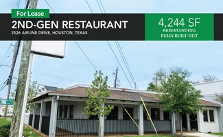 Plus de détails pour 2526 Airline Dr, Houston, TX - Local commercial à louer
