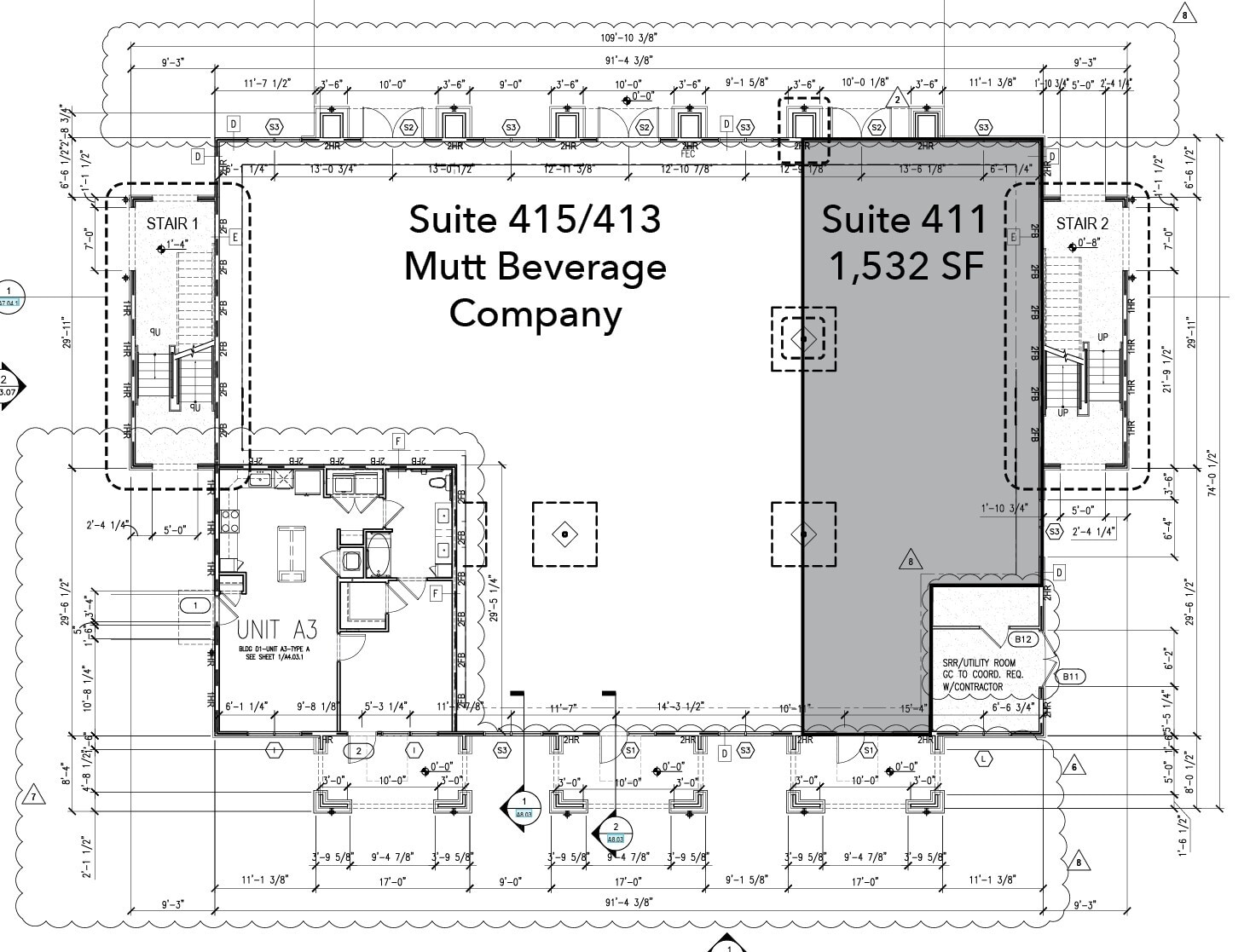 400 Alex Ridge Dr, Fuquay Varina, NC à louer Plan d’étage– Image 1 sur 2