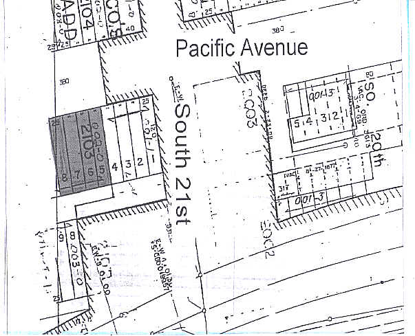 2111 Pacific Ave, Tacoma, WA à louer - Plan cadastral – Image 2 sur 11