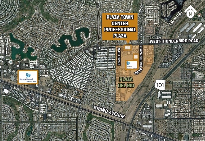 9401-9403 W Thunderbird Rd, Peoria, AZ à louer - Aérien – Image 3 sur 13