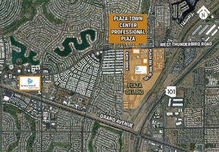 9401-9403 W Thunderbird Rd, Peoria, AZ - VUE AÉRIENNE  vue de carte