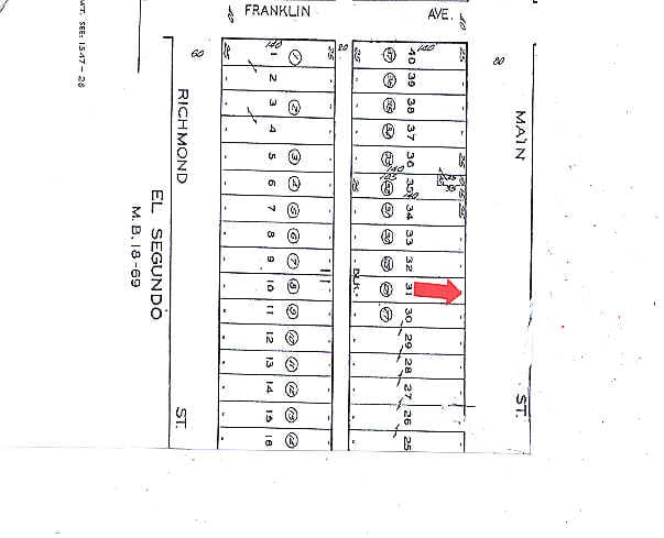 117 Main St, El Segundo, CA à louer - Plan cadastral – Image 2 sur 2