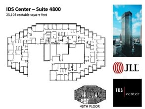 80 S 8th St, Minneapolis, MN à louer Plan d’étage– Image 1 sur 1