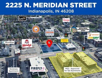 Plus de détails pour 2225 Meridian, Indianapolis, IN - Terrain à vendre