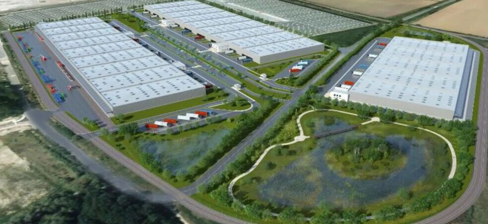 Industriel/Logistique dans Bruyères-sur-Oise à louer - Photo de l’immeuble – Image 3 sur 5