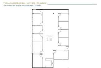 1310-1430 Harbor Bay Pky, Alameda, CA à louer Plan d’étage– Image 1 sur 1