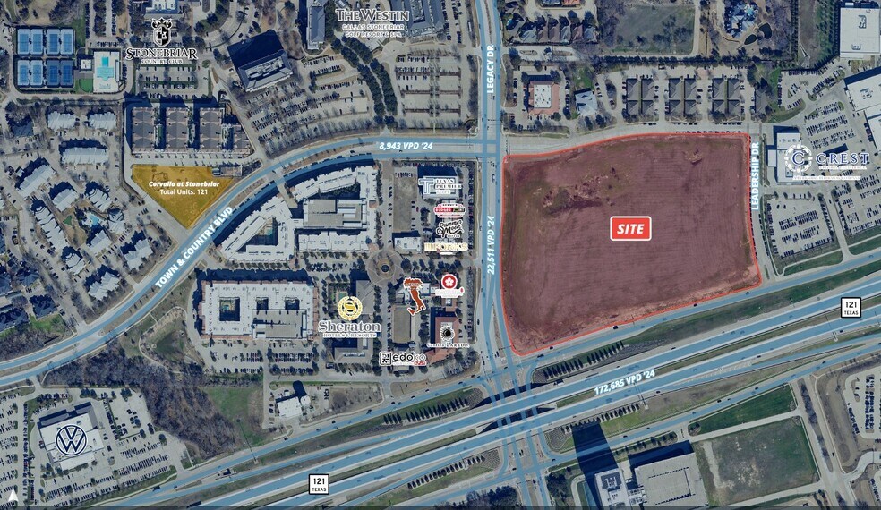 SH 121 & Legacy Drive, Frisco, TX à vendre - Photo principale – Image 1 sur 3