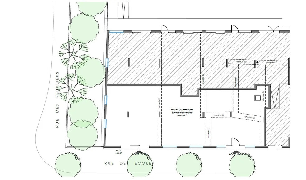 Local commercial dans Taverny à louer - Plan d’étage – Image 3 sur 3