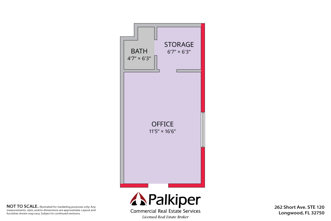 282 Short Ave, Longwood, FL à louer Plan d’étage– Image 1 sur 2