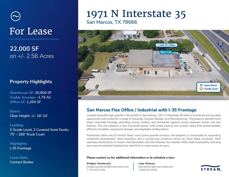 1971 N I-35, San Marcos, TX à louer - Photo de l’immeuble – Image 2 sur 7