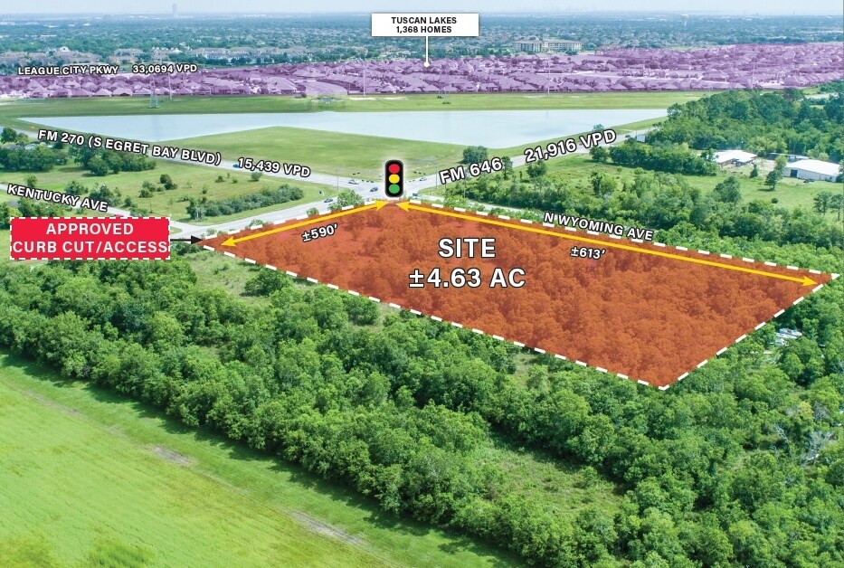 FM 270 & FM 646, League City, TX à vendre Photo principale– Image 1 sur 4