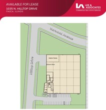 1035 N Hilltop Dr, Itasca, IL à louer Plan d’étage– Image 1 sur 1
