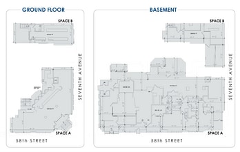 911 7th Ave, New York, NY à louer Plan d’étage– Image 1 sur 1
