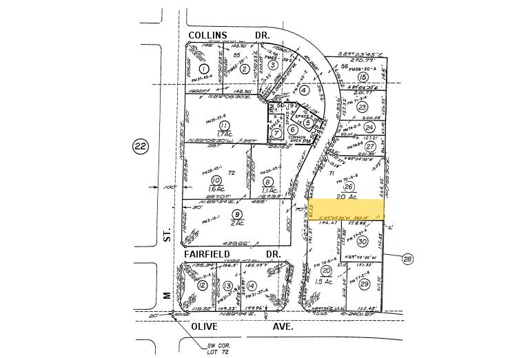 3168 Collins Dr, Merced, CA à louer - Plan cadastral – Image 3 sur 5