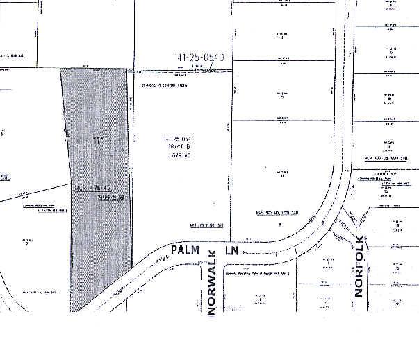 3960 E Palm St, Mesa, AZ à louer - Plan cadastral – Image 2 sur 4