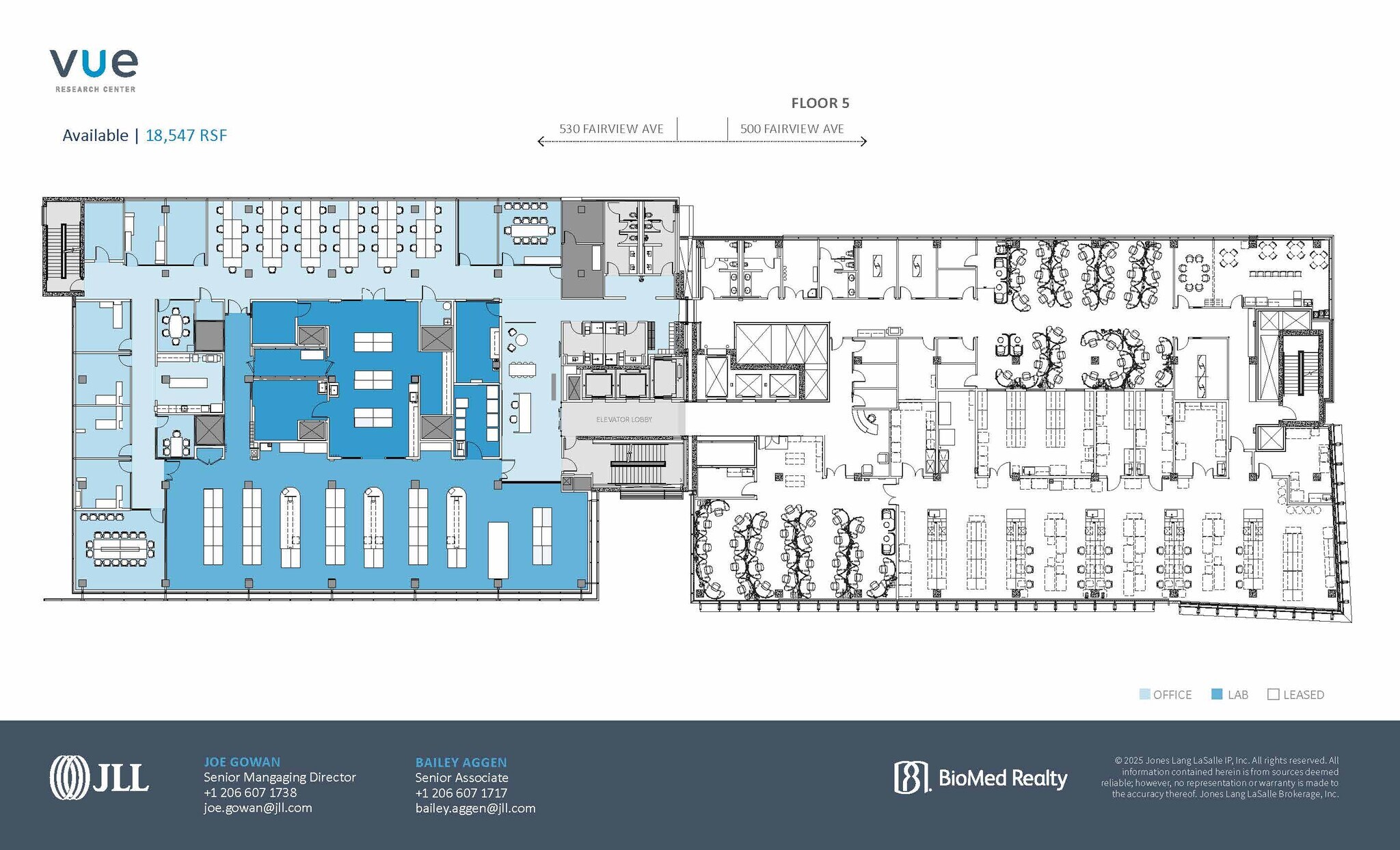 530 Fairview Ave N, Seattle, WA à louer Plan d’étage– Image 1 sur 1