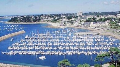 Trébeurden - Vue aérienne vue de carte