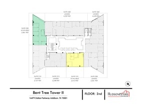 16479 Dallas Pky, Addison, TX à louer Plan d’étage– Image 1 sur 1
