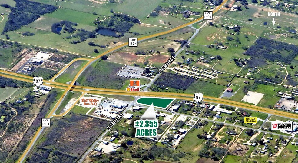 12101 US Highway 87, Adkins, TX à vendre - Photo principale – Image 1 sur 2