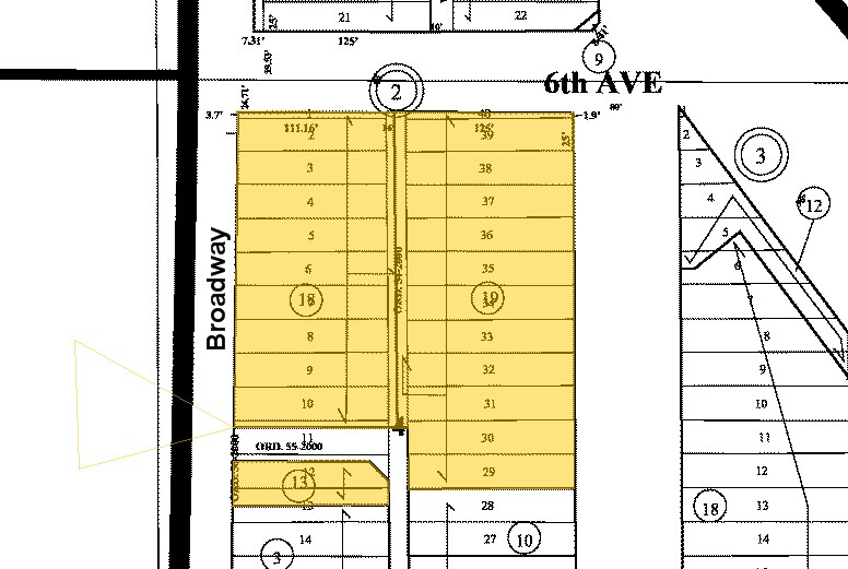 550 Broadway, Denver, CO à louer - Plan cadastral – Image 2 sur 3
