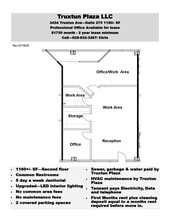 3434 Truxtun Ave, Bakersfield, CA à louer Plan d’étage– Image 1 sur 10