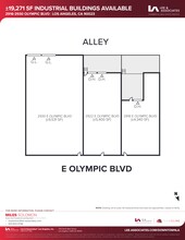 2916 E Olympic Blvd, Los Angeles, CA à louer Plan de site– Image 1 sur 1