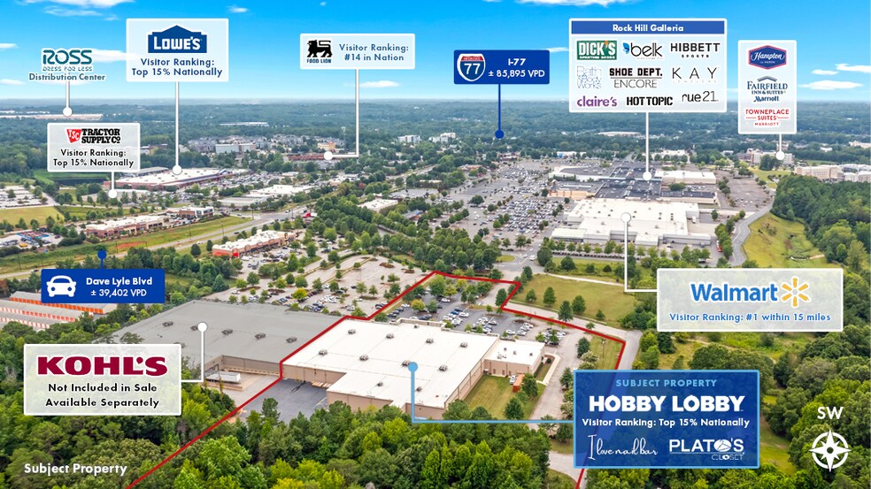 1526-1530 Meeting Blvd, Rock Hill, SC à vendre - Photo principale – Image 1 sur 17
