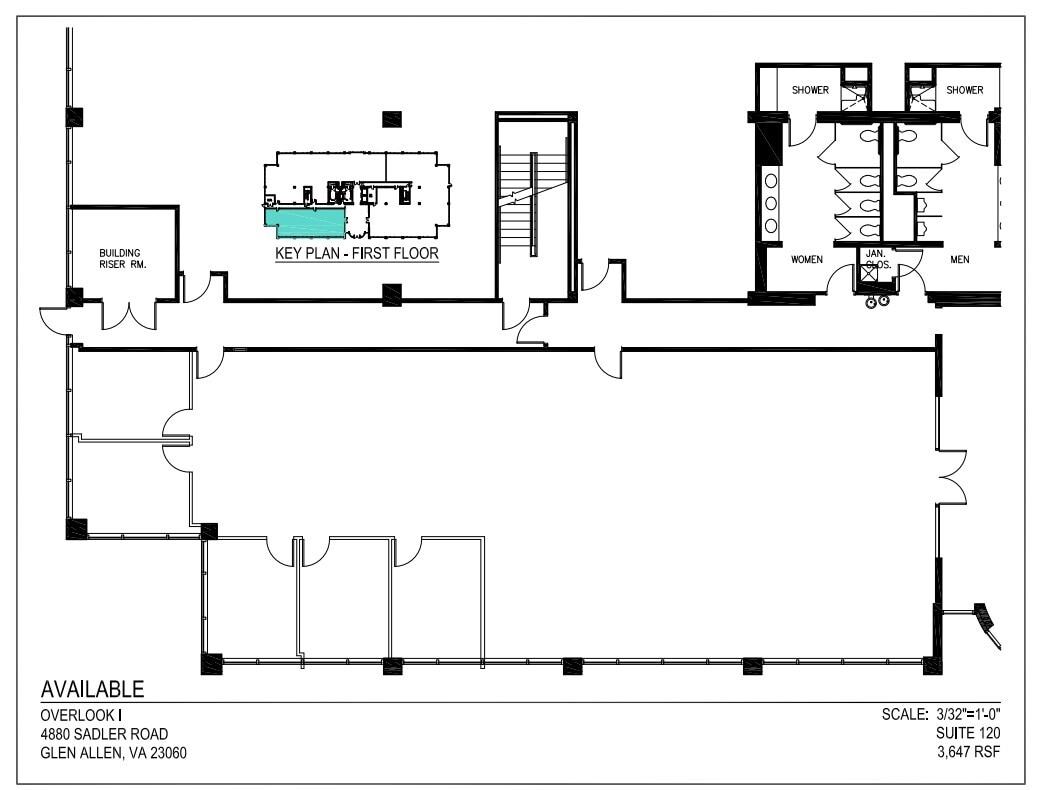 4880 Sadler Rd, Glen Allen, VA à louer Plan d’étage– Image 1 sur 1