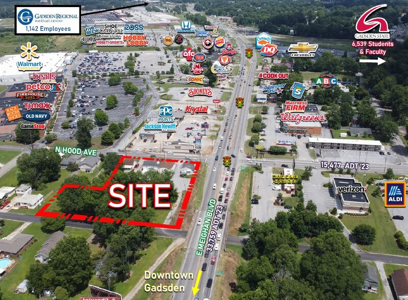 300-304 N Hood Ave, Gadsden, AL à vendre - Photo de l’immeuble – Image 1 sur 5