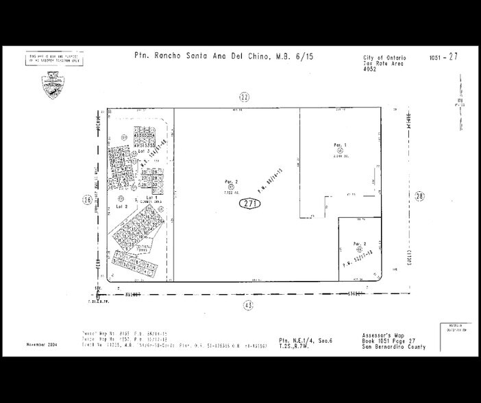 2556 S Euclid Ave, Ontario, CA à louer - Plan cadastral – Image 2 sur 2