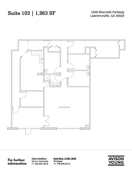 2000 Riverside Pky, Lawrenceville, GA à louer - Plan d’étage – Image 2 sur 2