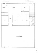 5107 E Washington Blvd, Commerce, CA à louer Plan d’étage– Image 1 sur 1