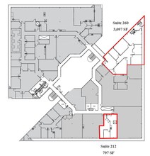2950 S Gessner Rd, Houston, TX à louer Plan d’étage– Image 1 sur 3