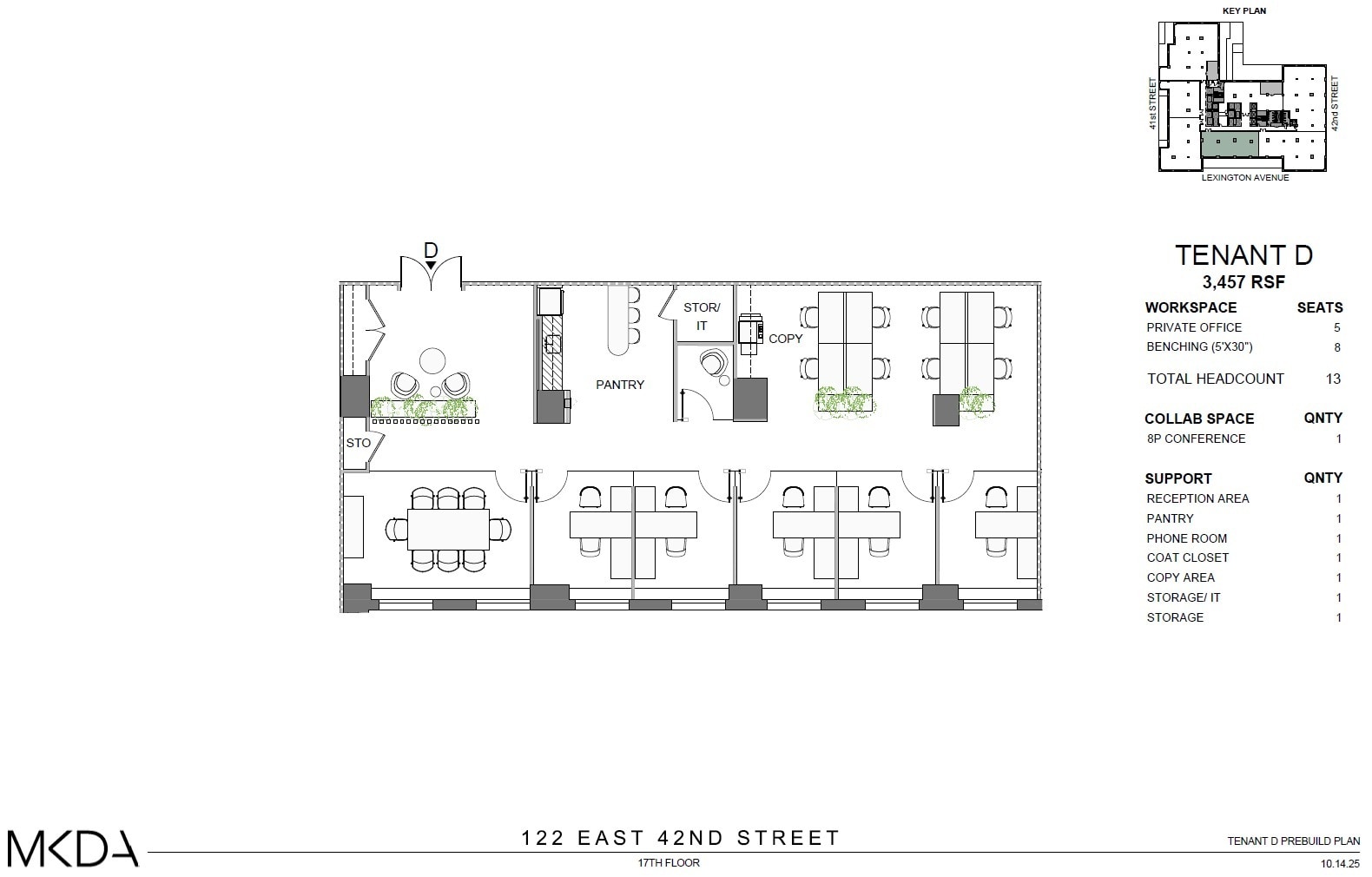 122 E 42nd St, New York, NY à louer Plan d’étage– Image 1 sur 2