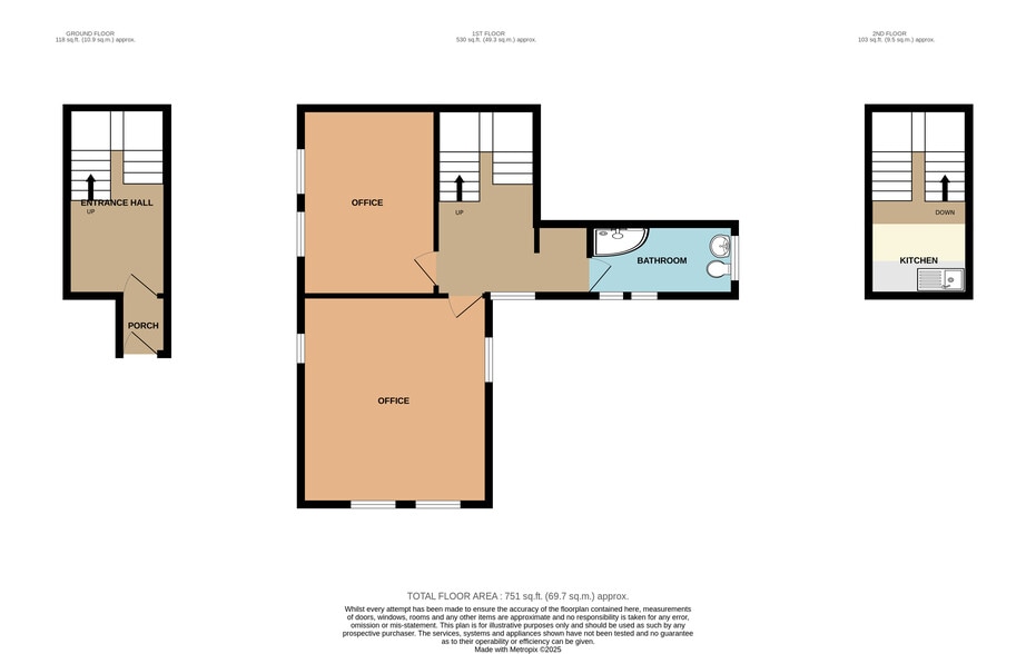 12 Albion Rd, Chesterfield à louer - Plan d’étage – Image 2 sur 11
