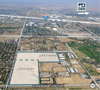 Plus de détails pour 6th Ave, Aurora, CO - Terrain à vendre