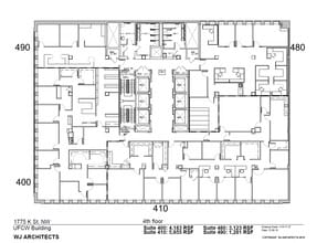 1775 K St NW, Washington, DC à louer Plan d’étage– Image 1 sur 1