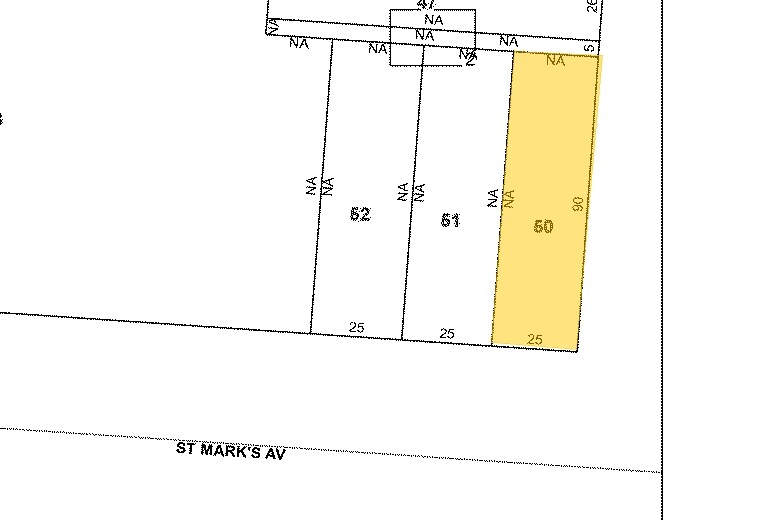 975 Saint Marks Ave, Brooklyn, NY à vendre - Plan cadastral – Image 2 sur 3