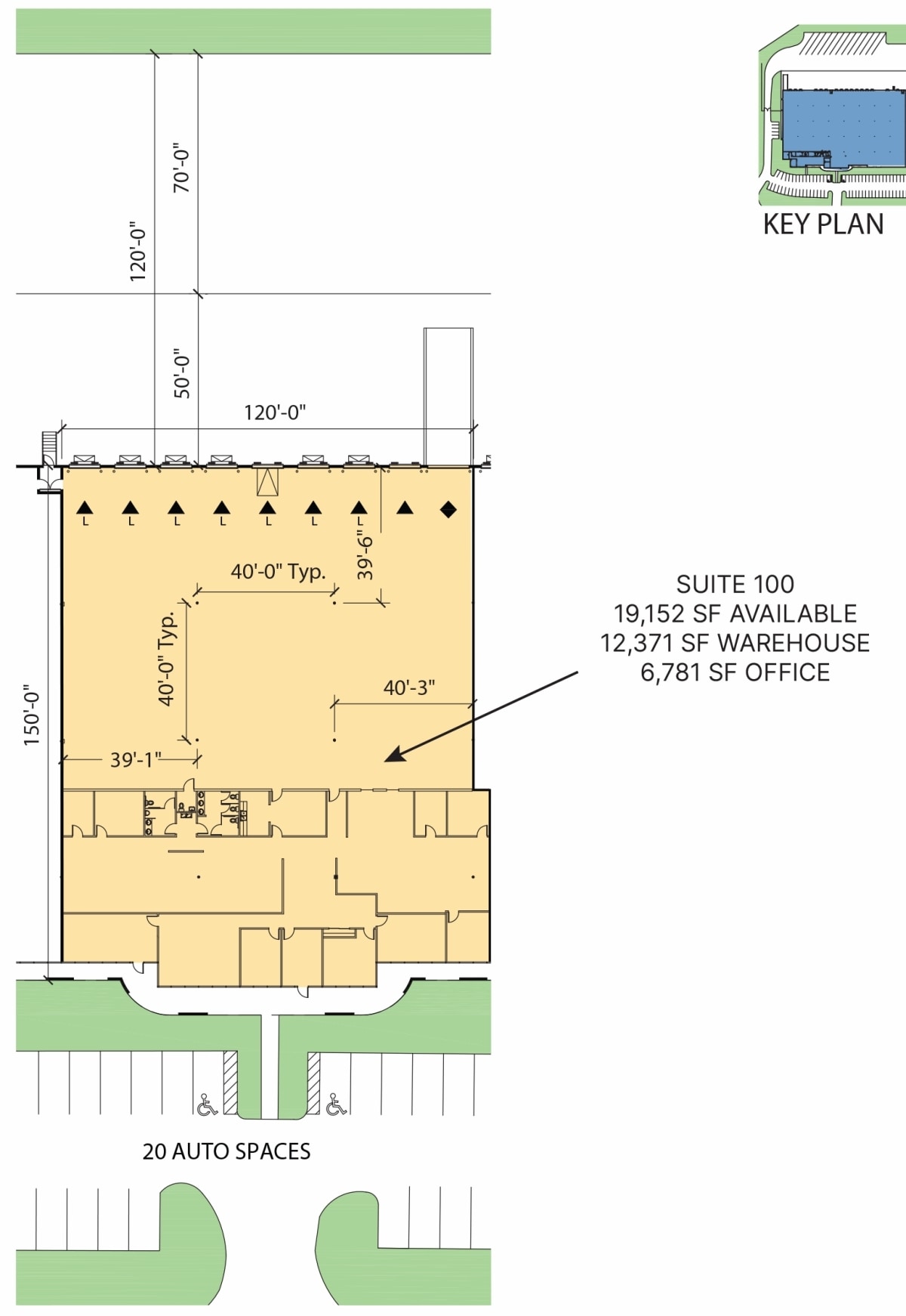 560 Atlanta S Pky, College Park, GA à louer Plan d’étage– Image 1 sur 1