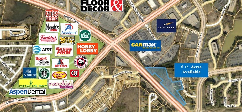 1777 Cobb Pky, Kennesaw, GA à vendre - Photo principale – Image 1 sur 4