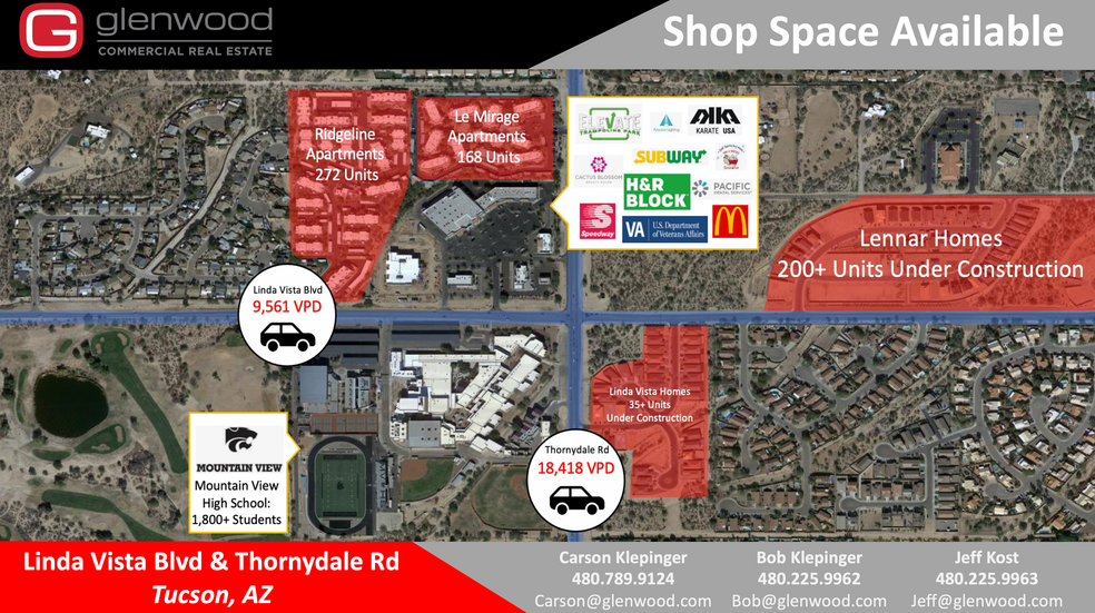 9665-9725 N Thornydale Rd, Tucson, AZ à louer - Photo de l’immeuble – Image 2 sur 5