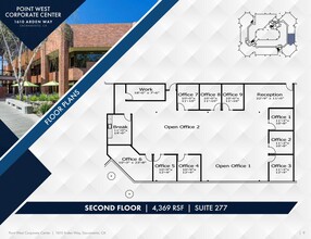 1610 Arden Way, Sacramento, CA à louer Plan d’étage– Image 1 sur 1