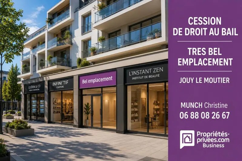 Local commercial dans Jouy-le-Moutier à louer Photo de l’immeuble– Image 1 sur 4